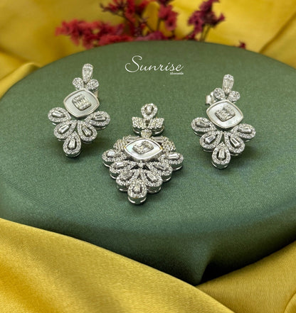 CZ PENDANT SET