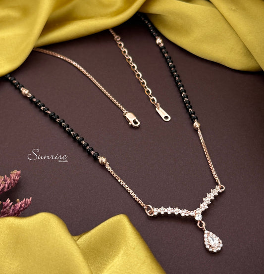 ROSE GOLD MANGALSUTRA NECKLACE