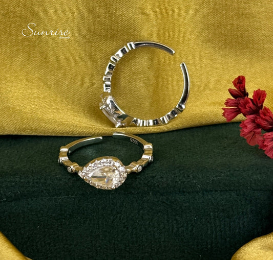 FANCY CZ TOE RINGS