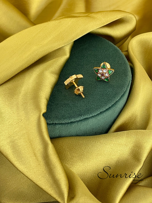 STAR KUNDAN STUDS