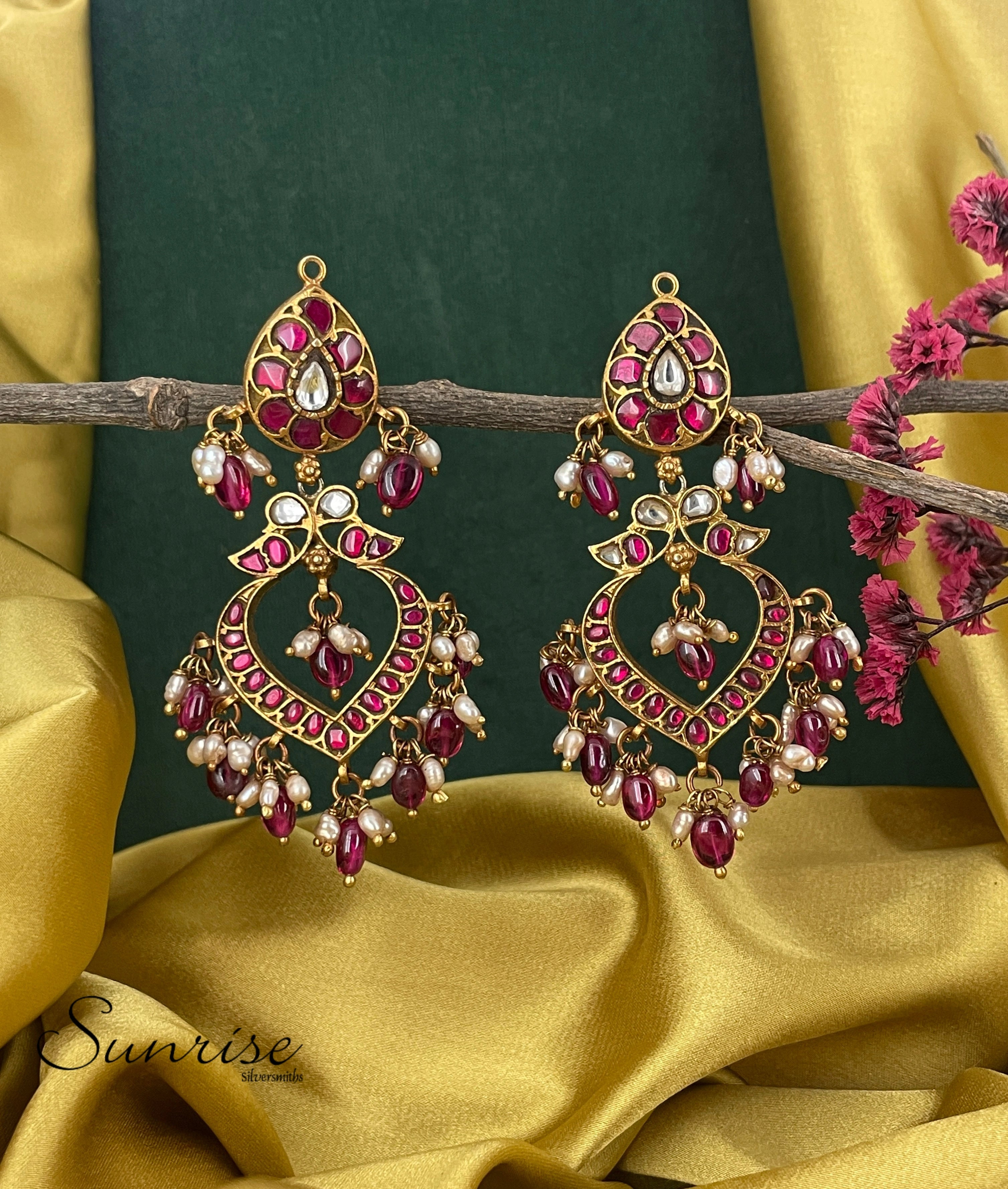 ANTIQUE KUNDAN HANDBALI – Sunrise Silversmiths