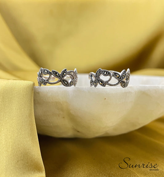 MARCASITE TOE RING