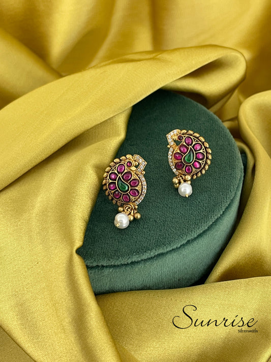 MANGO KUNDAN STUDS