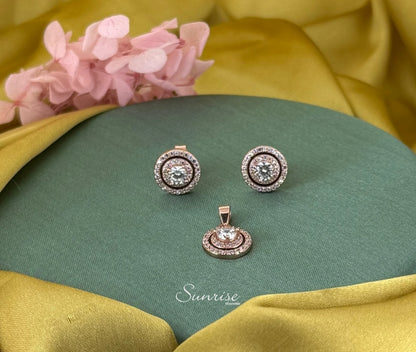 ROSE GOLD PENDANT SET
