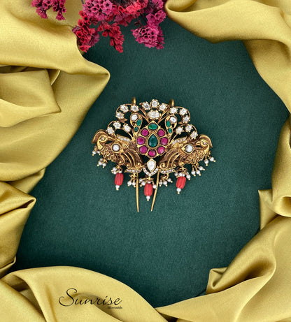 NAGAS CORAL KUNDAN JUDA PIN