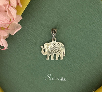 ELEPHANT MARCASITE PENDANT SET