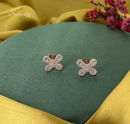 CZ BUTTERFLY PENDANT SET