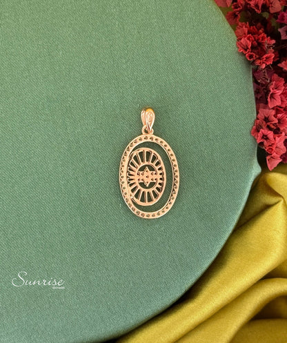 FANCY ROSE GOLD PENDANT SET