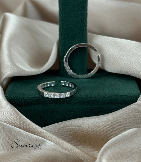 CZ TOE RINGS