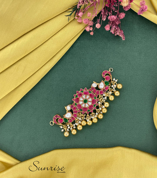 MOR MULTICOLORED KUNDAN CHOKER