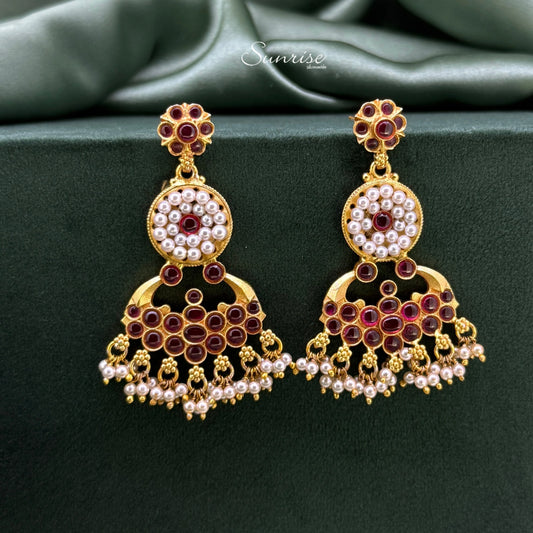 RED FUSION EARRINGS