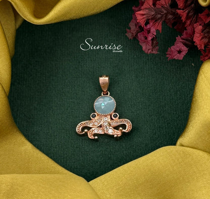 ROSE GOLD OCTOPUS PENDANT