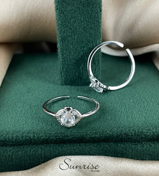 CZ TOE RINGS