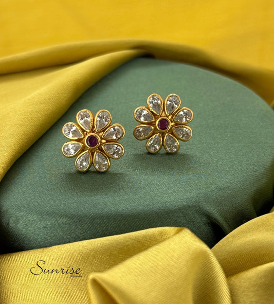 FLORAL GP EARRINGS