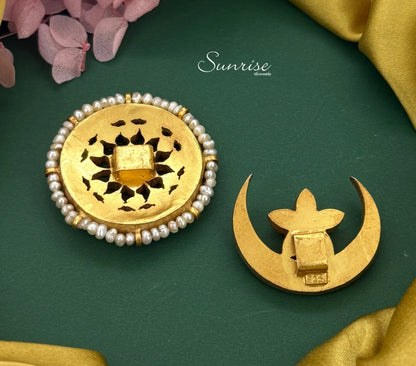 WHITE KUNDAN SURYA CHANDRA
