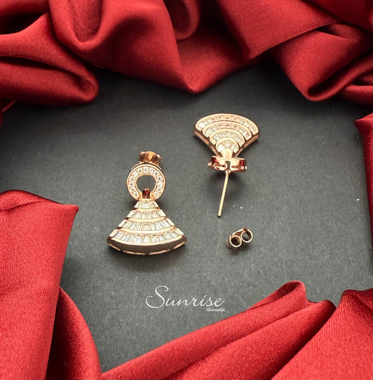 ROSE GOLD FANCY EARRINGS