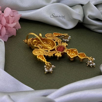 CORAL FUSION PENDANT AND HASLI