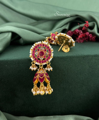 PEARL KUNDAN JHUMKA