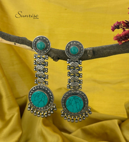 TURQUOISE OXI EARRING