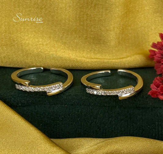 CZ TOE RINGS