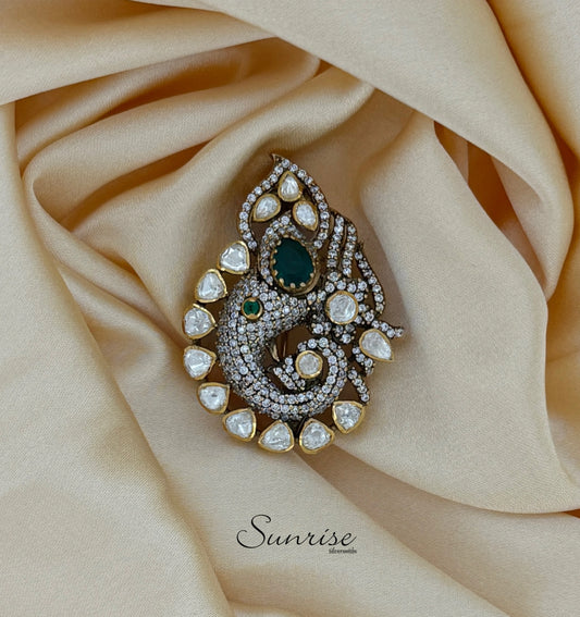 VICTORIAN GANESHA BROOCH