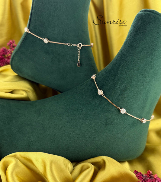 ROSE GOLD NAKSHATRA ANKLETS