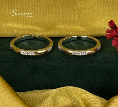 CZ TOE RINGS