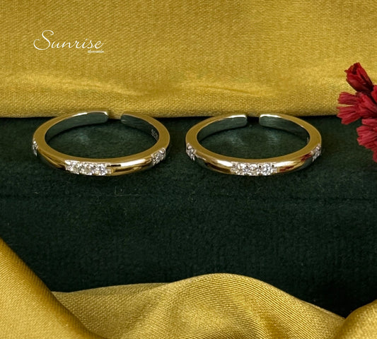 CZ TOE RINGS
