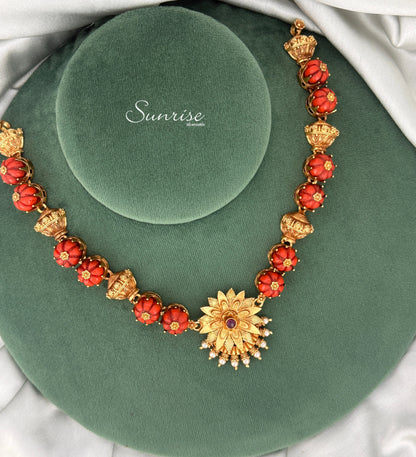 CORAL NECKLACE