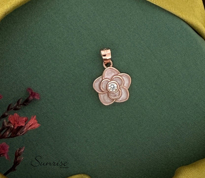 MOP FLORAL PENDANT SET