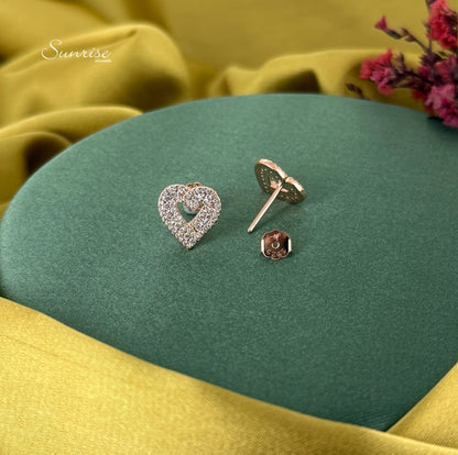 CZ ROSE GOLD PENDANT SET