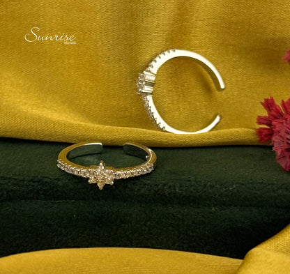 CZ FANCY TOE RINGS