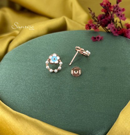 ENAMEL FLORAL PENDANT SET