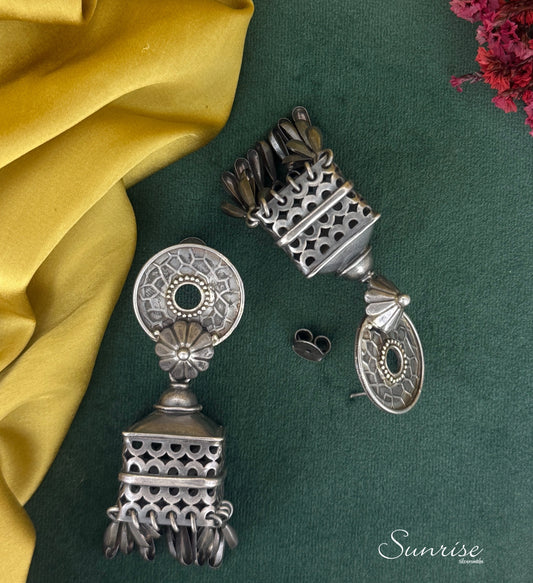 OXIDISED JHUMKA