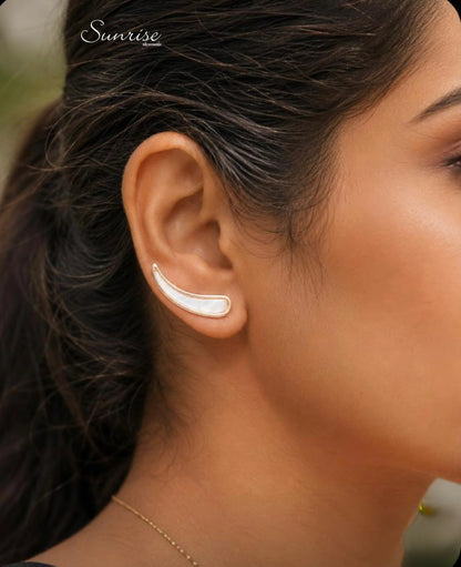 MOP ROSE GOLD EARLIPS