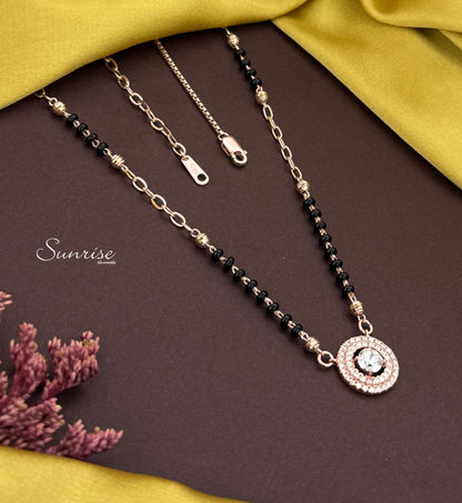 ROSE GOLD FANCY MANGALSUTRA