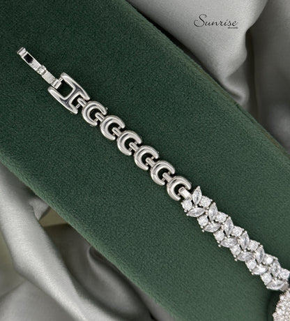 FANCY ZIRCON FLORAL WATCH