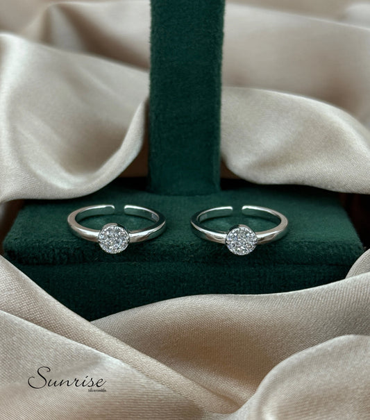 CZ TOE RINGS