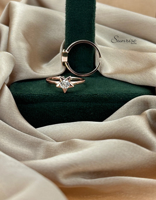STAR ROSE GOLD TOE RINGS