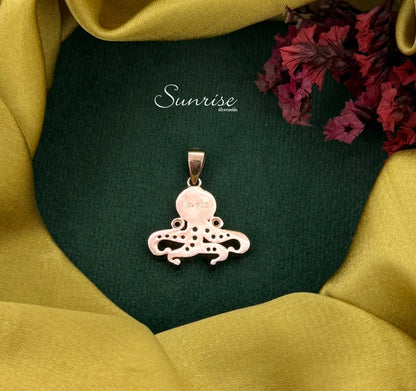 ROSE GOLD OCTOPUS PENDANT