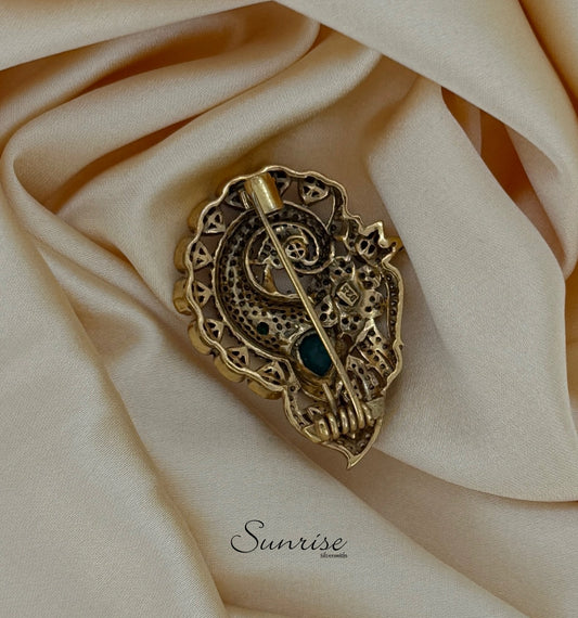 VICTORIAN GANESHA BROOCH