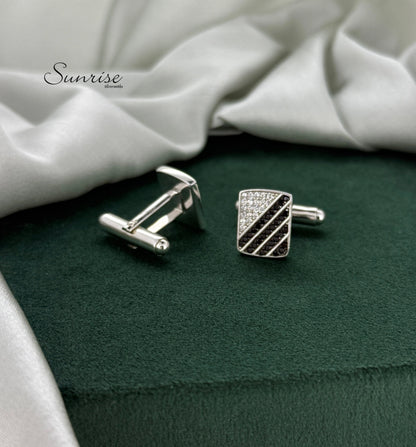 FANCY CZ CUFFLINKS