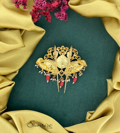 NAGAS CORAL KUNDAN JUDA PIN