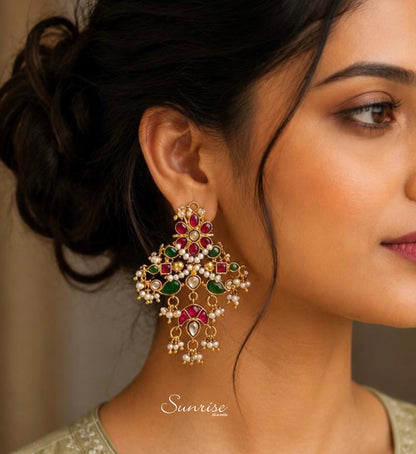 KUNDAN EARRINGS