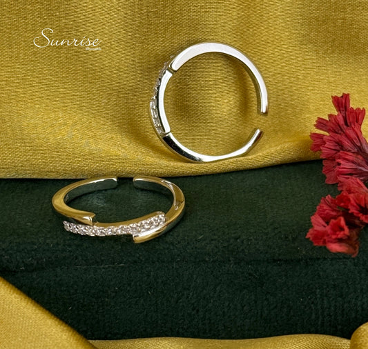 CZ TOE RINGS