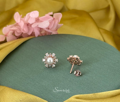PERAL ROSE GOLD PENDANT SET