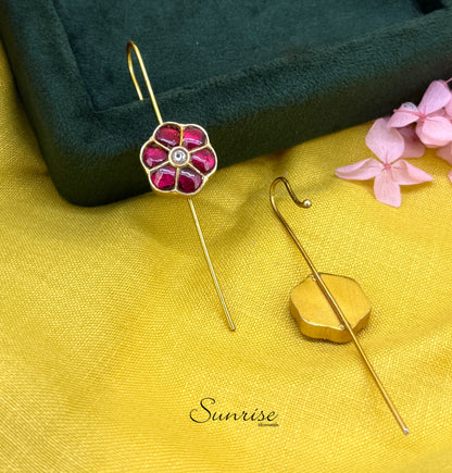 FLOWER EARCUFFS