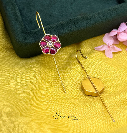FLOWER EARCUFFS