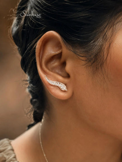 ROSE GOLD FANCY EARCLIPS