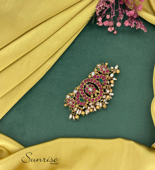 PEACOCK-MANGO KUNDAN CHOKER